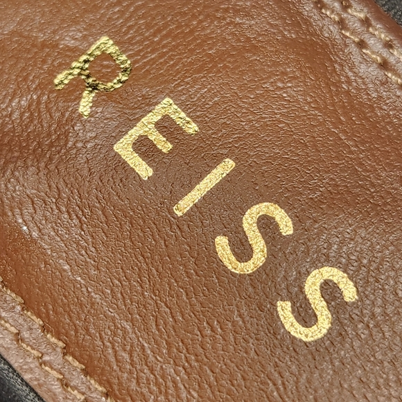 Reiss Dress Loafers 9.5 Black Leather Angela Apron Toe CBK Carolyn New $275 - Picture 13 of 16